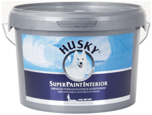 Краска интерьерная HUSKY Super Paint Interior матовая база C 2,5 л