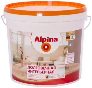 Краска интерьерная ALPINA Долговечная матовая база 3 9,4 л
