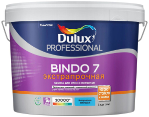 Краска интерьерная Dulux Bindo 7 матовая база BC 9 л