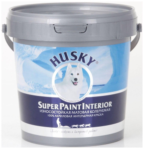 Краска интерьерная HUSKY Super Paint Interior матовая база C 0,8 л