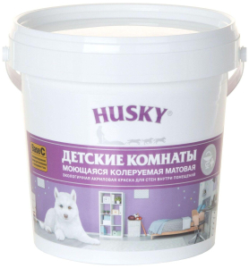 Краска интерьерная HUSKY матовая база C 0,9 л