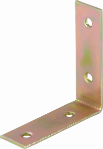 Уголок крепежный равносторонний kur LUX-TOOLS 60x18x2 мм