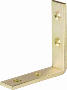 Уголок крепежный равносторонний kur LUX-TOOLS 80х80х20 мм