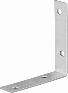 Уголок крепежный равносторонний kur LUX-TOOLS 80х80х18 мм