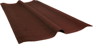 Конек Ондулин коричневый 100х36см