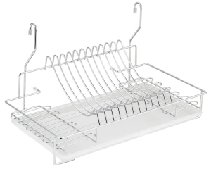 Сушилка для посуды навесная 26,5х44х27 см хром