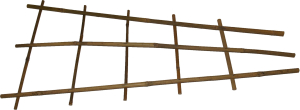 Кустодержатель решетка для вьющихся растений Best Solution 90х210 см коричневый