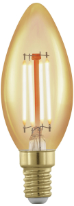 Светодиодная лампа EGLO Е14 4 Вт филаментная 320 лм 1700 К свеча