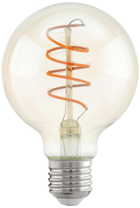 Светодиодная лампа EGLO Е27 4 Вт филаментная 260 лм 2200 К шар