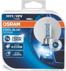 Галогенная лампа OSRAM COOL BLUE INTENSE PGJ19-2 55 Вт 1350 лм
