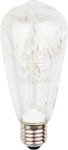 Светодиодная лампа E27 1,5 Вт 2700К Starry цветная