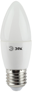 Светодиодная лампа ЭРА В35 E27 7 Вт 560 лм свеча