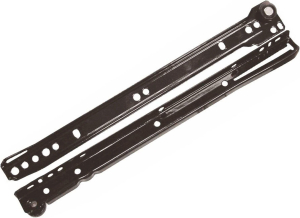 Направляющие BOYARD DS 01BL.2/500 роликовые неполного выдвижения 35х500 мм