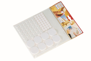 Подпятники для мебели войлочные белые 131 шт