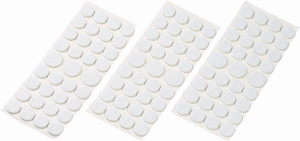 Подпятники для мебели войлочные белые 22, 28 мм 104 шт