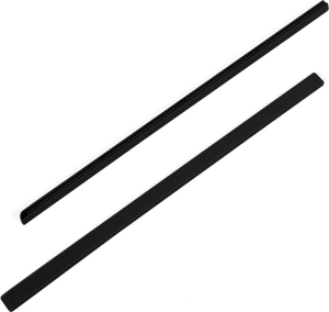 Мебельная заглушка Larvij пластик черный 17x421 мм 2 шт