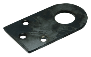 Мебельная проушина Tech-KREP оцинкованная сталь черная 2x50х90 мм