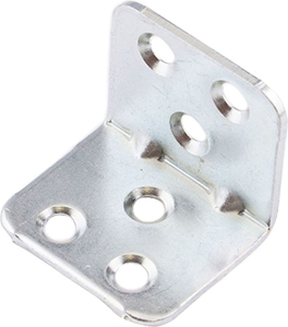 Мебельный уголок монтажный Tech-KREP оцинкованная сталь серебряный 40х30х40 мм