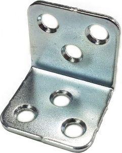 Мебельный уголок монтажный Tech-KREP оцинкованная сталь серебряный 25х30х25 мм