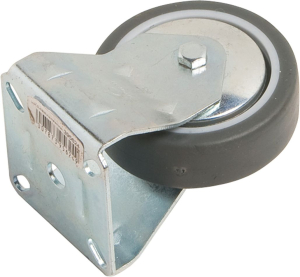 Мебельный ролик неповоротный 60 кг 75 мм