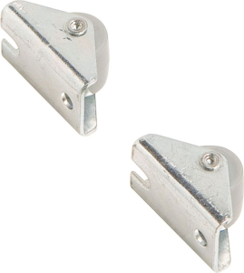 Мебельный ролик неповоротный 20 кг 15 мм 2 шт