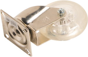 Мебельный ролик 395510 поворотный 75 мм