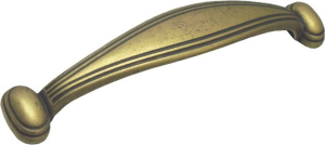 Мебельная ручка-скоба BOYARD старинная латунь 110 мм