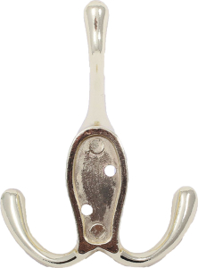 Крючок мебельный Larvij тройной золото 