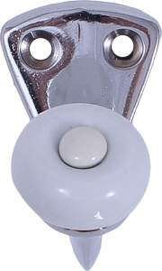 Крючок мебельный Larvij LHK209CP одинарный хром