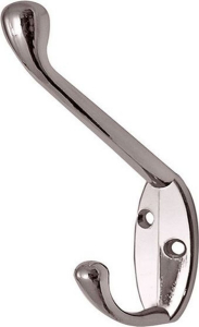 Крючок мебельный Larvij LK0401GO двойной золото