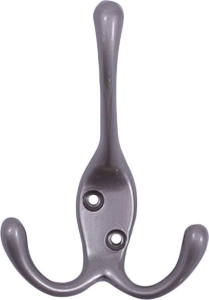 Крючок мебельный Larvij LK0301NI тройной никель