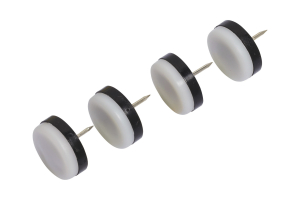 Мебельный подпятник 485205 пластиковый 30 мм 4 шт