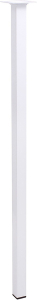 Мебельная ножка Larvij стальная белая 70 см