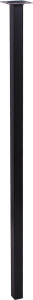 Мебельная ножка Larvij стальная черная 80 см