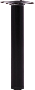Мебельная ножка Larvij сталь черный 200 мм