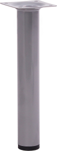 Мебельная ножка Larvij сталь серебро 200 мм