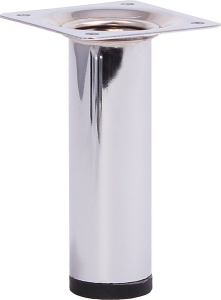 Мебельная ножка Larvij сталь хром 100 мм