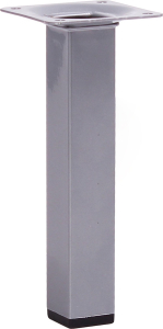 Мебельная ножка Larvij L61S15MS25 сталь серебро 150 мм