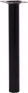 Мебельная ножка Larvij L61R25BL30 сталь черный 250 мм