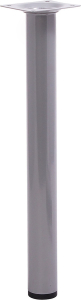 Мебельная ножка Larvij сталь серебро 300 мм