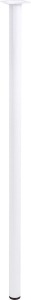 Мебельная ножка Larvij сталь белый 800 мм