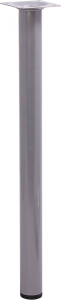 Мебельная ножка Larvij сталь серебро 400 мм