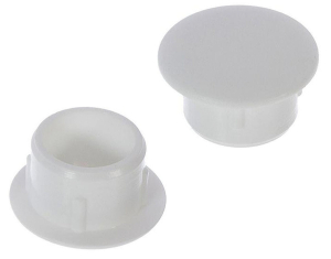 Мебельная заглушка Tech-KREP белая 10 мм 35 шт