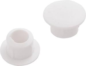 Мебельная заглушка Tech-KREP пластиковая белая 12 мм 30 шт