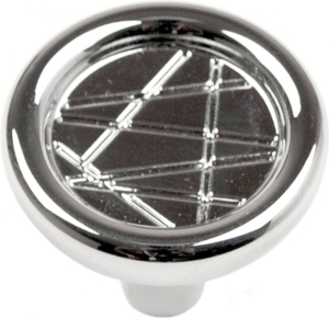 Мебельная ручка-кнопка JET 133  хром