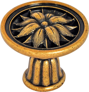 Мебельная ручка-кнопка JET 191 античная бронза 