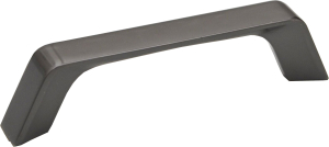 Мебельная ручка-скоба JET 184 цинк  жемчужно-черный 128 мм