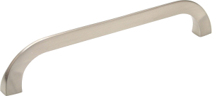 мебельная ручка-скоба JET 185 цинк сатинированный никель 160 мм