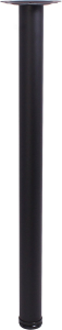 Мебельная ножка Larvij сталь чёрный 710 мм