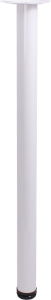 Мебельная ножка Larvij сталь белый 820 мм